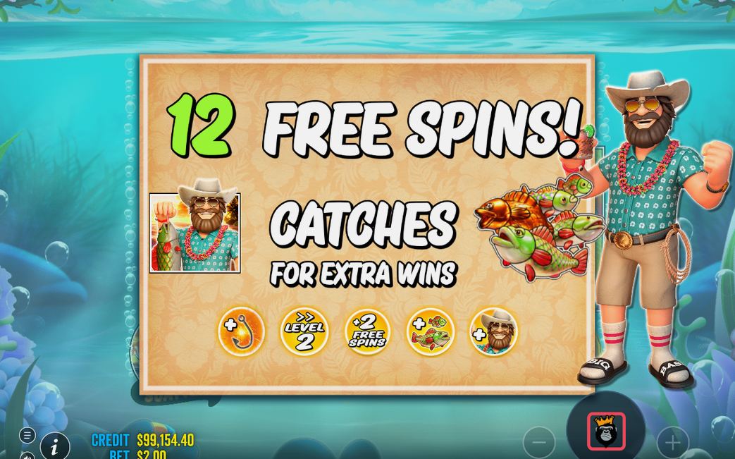 Free Spins efter tre Scatter-symboler i basspelet